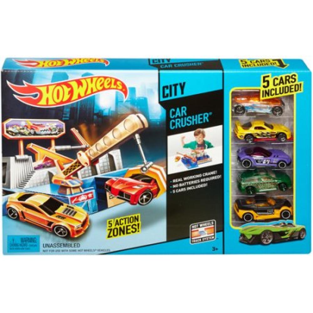 Pista Hot Wheels Car Crusher Con Vehículo img #3