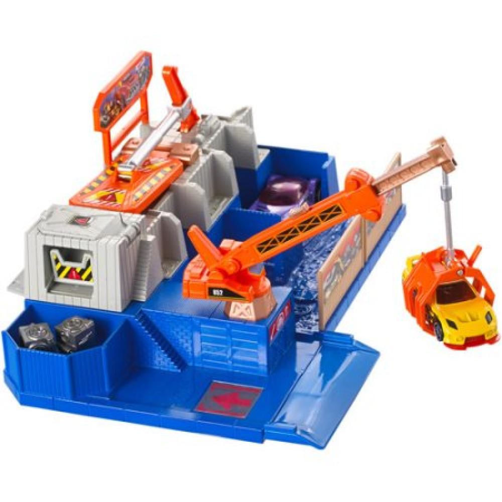 Pista Hot Wheels Car Crusher Con Vehículo img #4