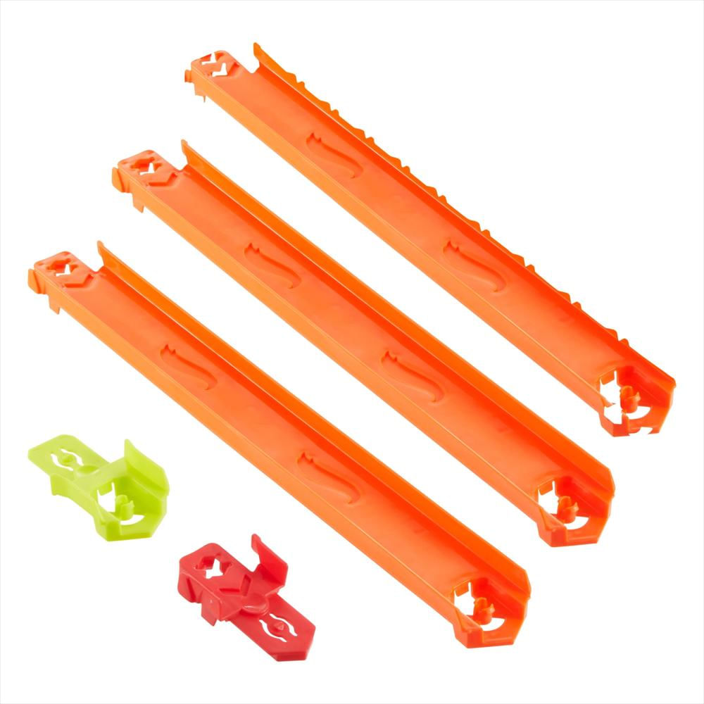 Pista Recta Hot Wheels Track Creator De 3 Pies Con 2 Adaptadores img #4