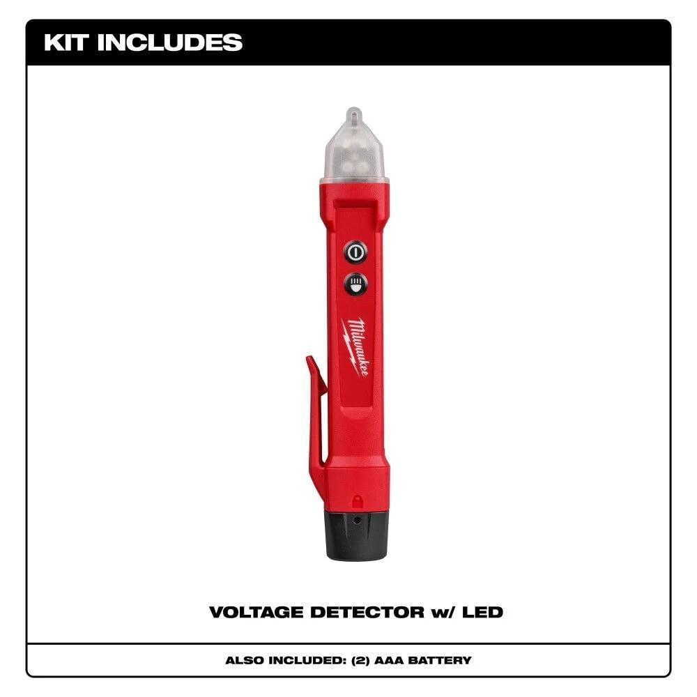 Detector De Voltaje Sin Contacto Milwaukee 3202 20 Con Led img #3
