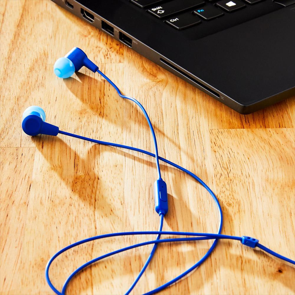 Audífonos Onn In Ear Con Micrófono Y Puntas De Silicona Azules img #3