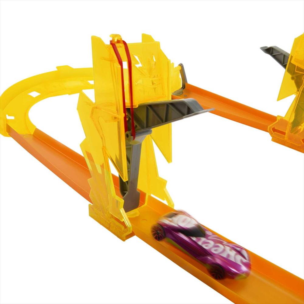Pista Hot Wheels Track Builder Lightning Boost Pack Con 12 Piezas Y img #5