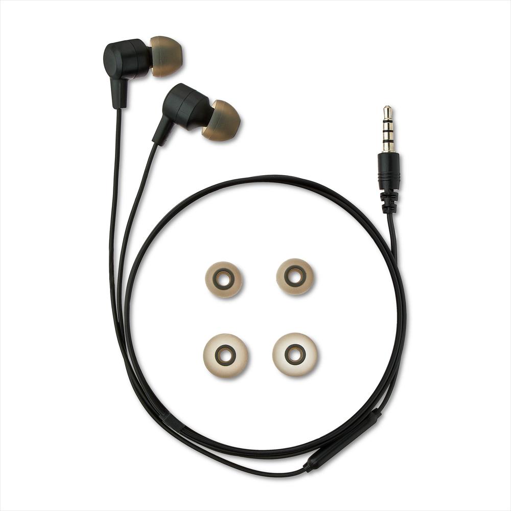 Pack De 2 Audífonos In Ear Con Micrófono Y Conector 3.5 Mm Negros img #1