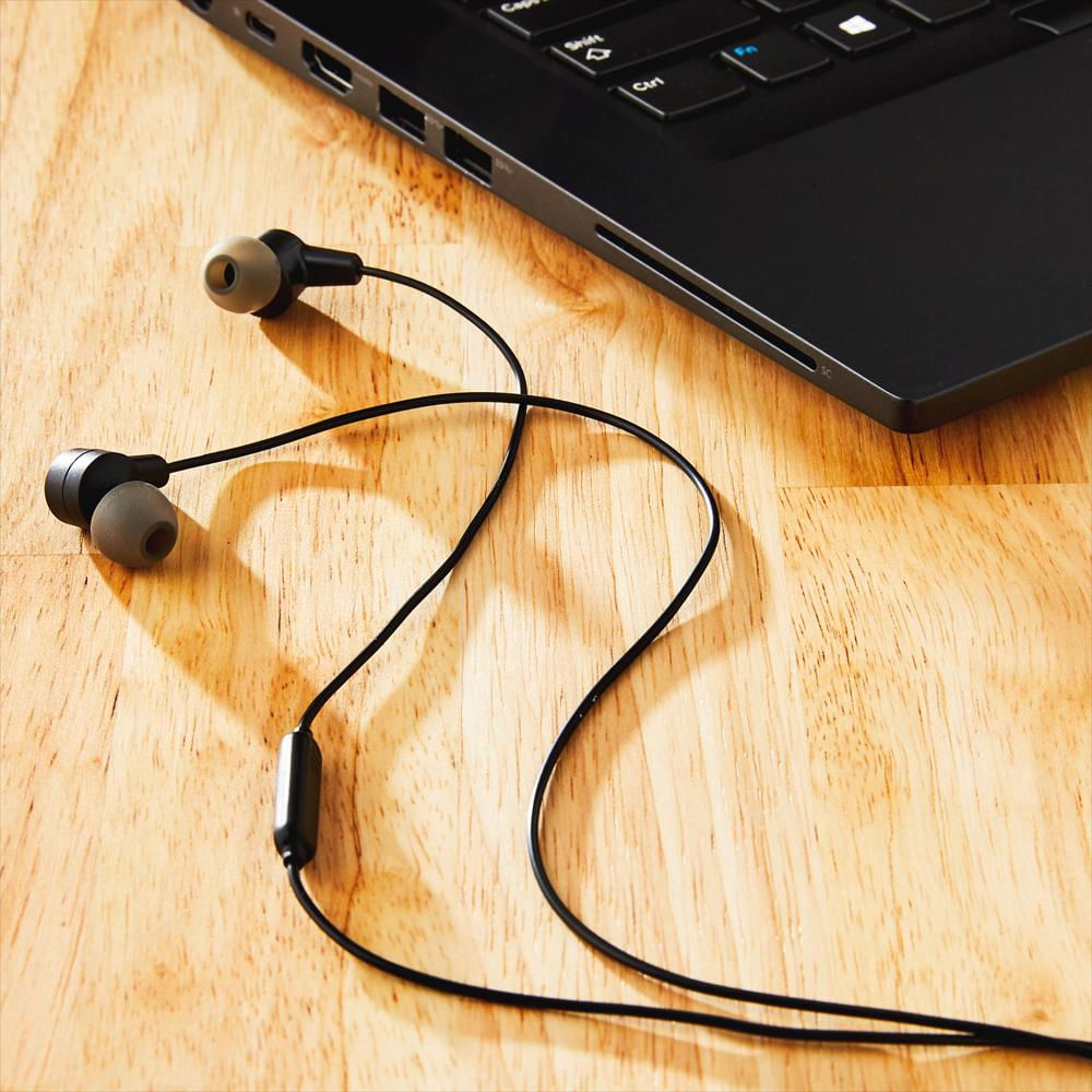 Pack De 2 Audífonos In Ear Con Micrófono Y Conector 3.5 Mm Negros img #3