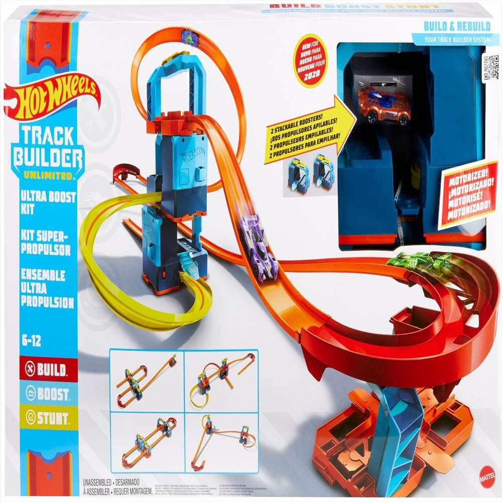 Set Motorizado Kit Hot Wheels Track Builder Unlimited Ultra Boost img #4