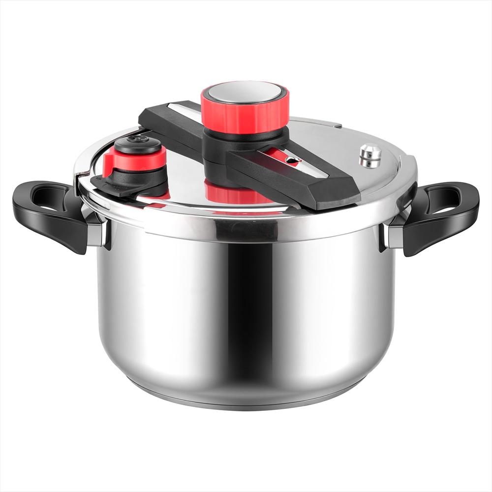Olla A Presión Kffkff De Acero Inoxidable 10 Qt Con Rejilla img #2