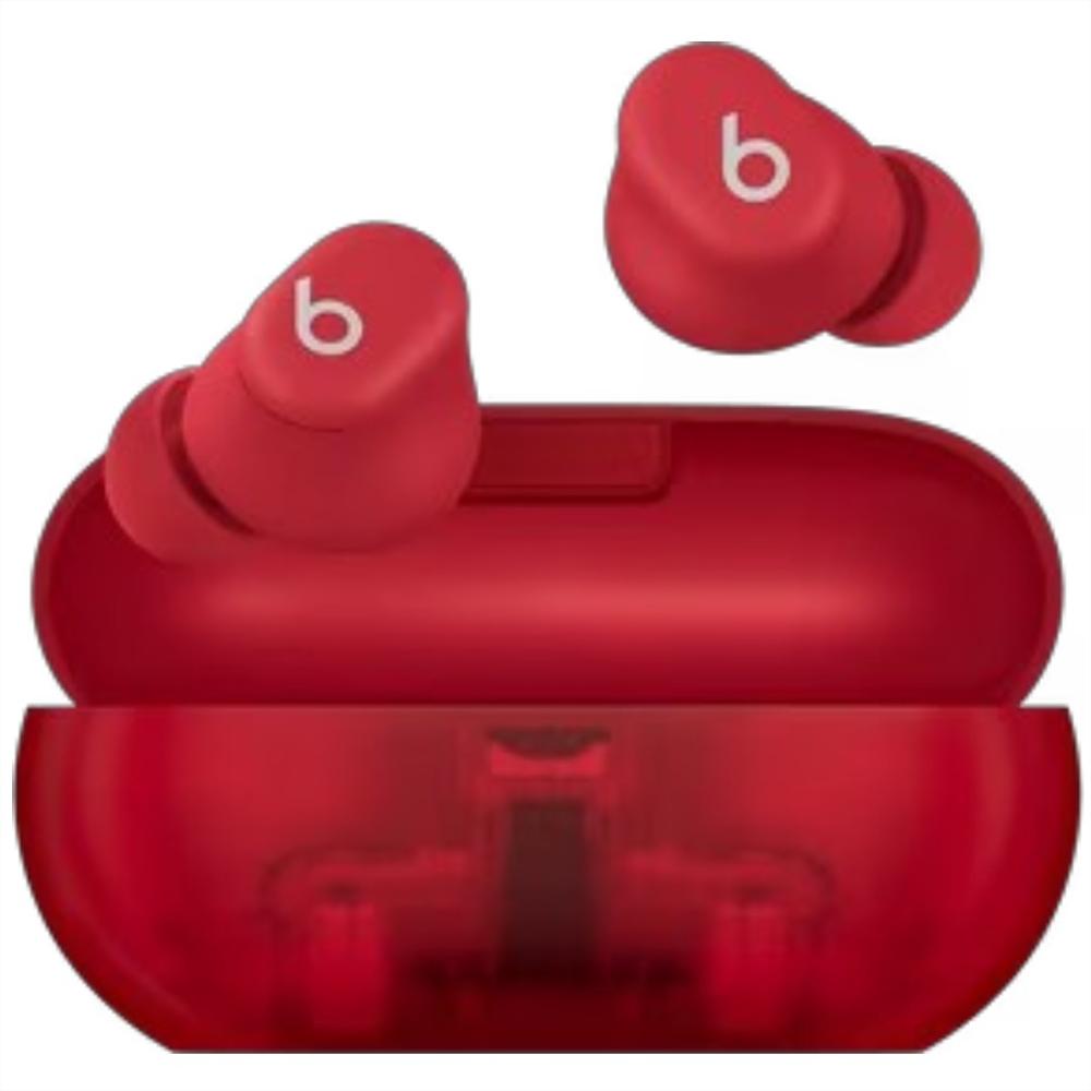 Audífonos Beats Solo Buds Inalámbricos Rojo Transparente img #1