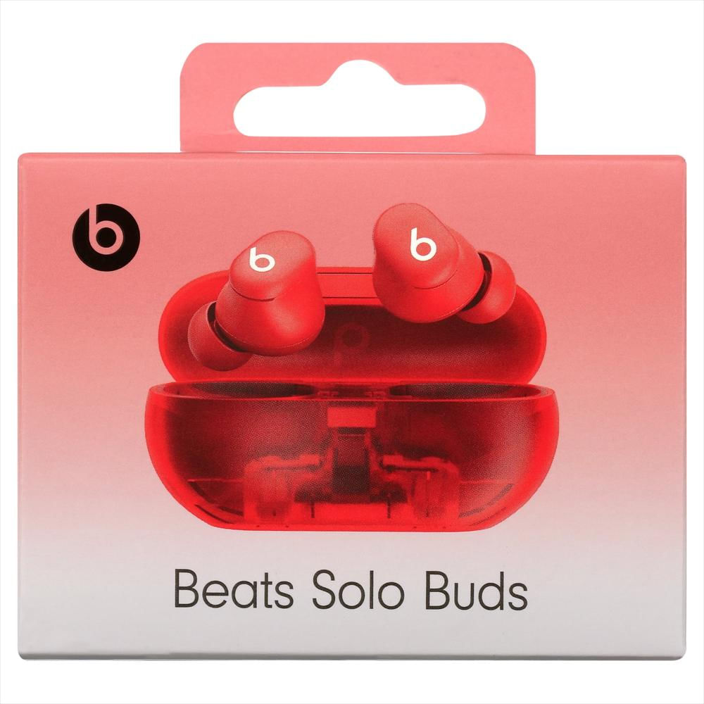 Audífonos Beats Solo Buds Inalámbricos Rojo Transparente img #4