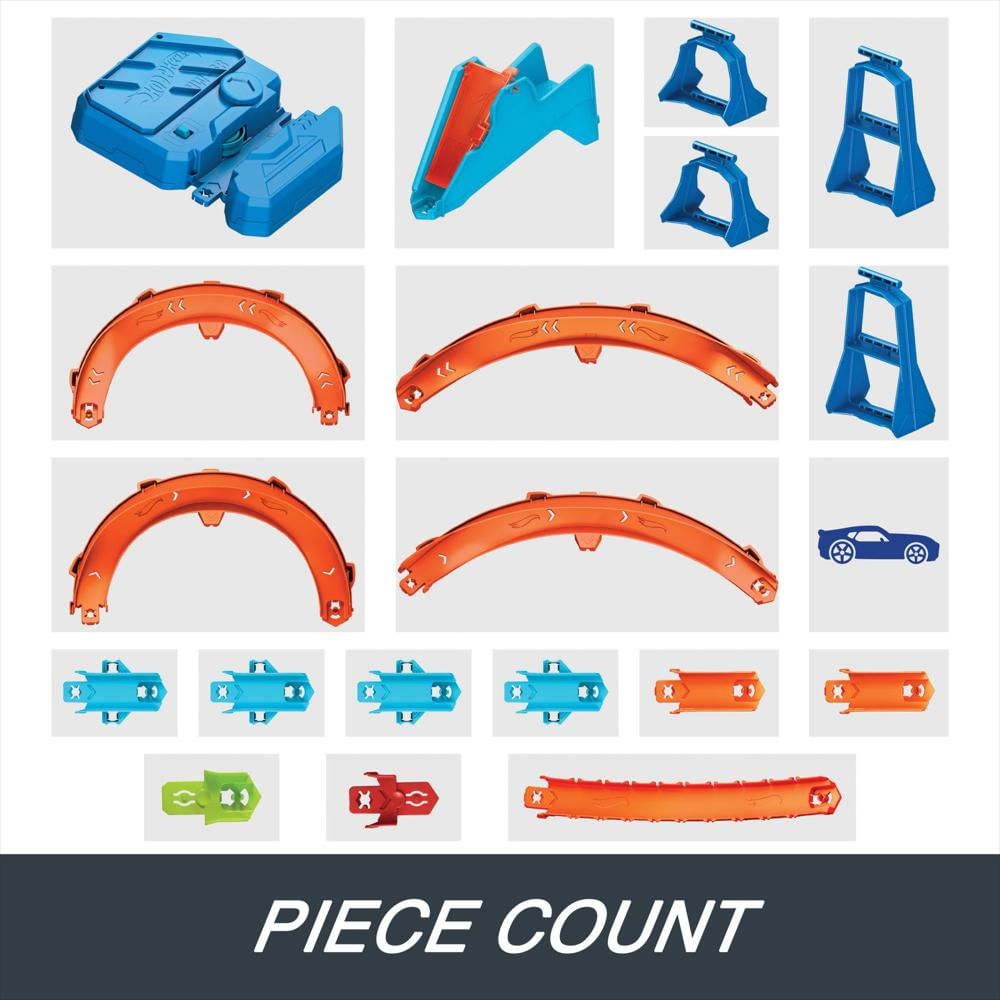 Pista Motorizada Hot Wheels Track Creator Boosted Jump Speedway Con Vehículo img #2