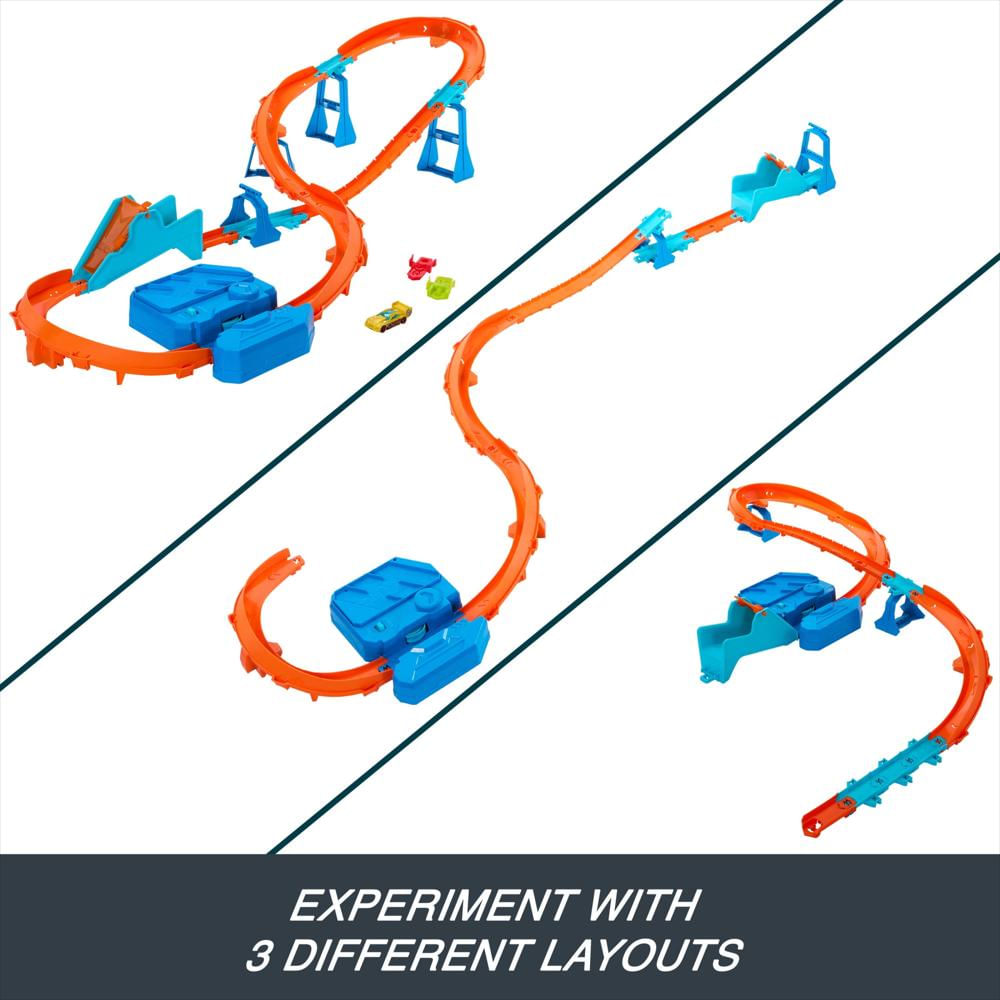 Pista Motorizada Hot Wheels Track Creator Boosted Jump Speedway Con Vehículo img #5