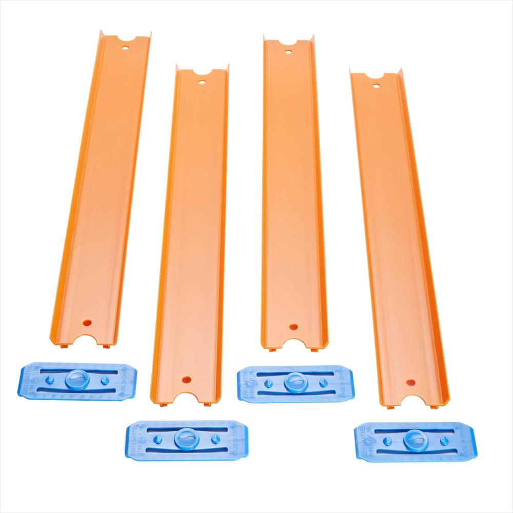 Pista Recta Hot Wheels Track Builder Unlimited Con 4 Conectores img #3