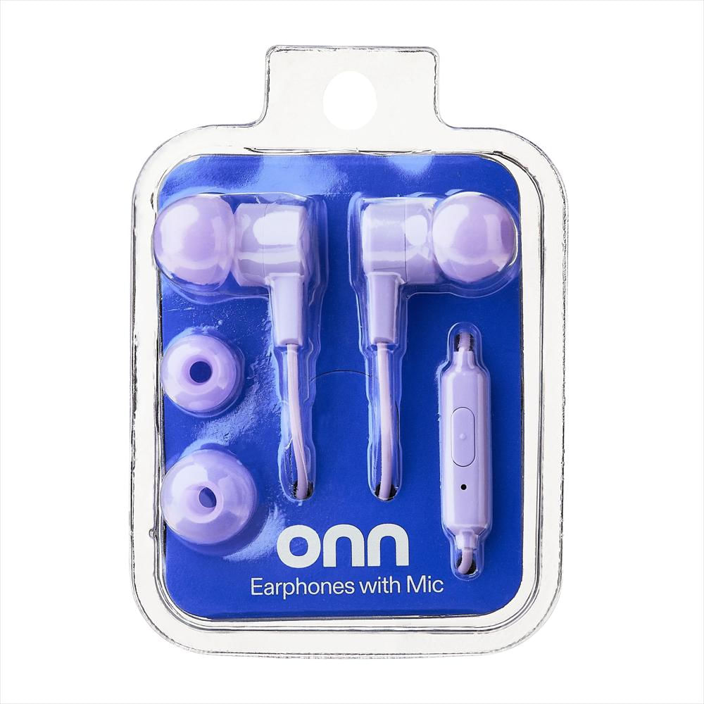Audífonos Onn In Ear Con Micrófono Y Puntas De Silicona Lila img #4