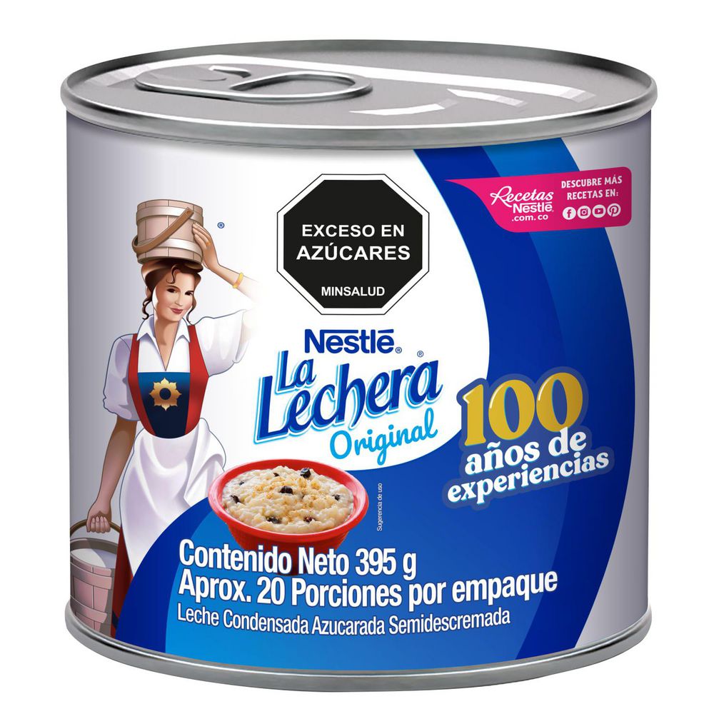 Leche condensada LA LECHERA lata (395  gr) img #2