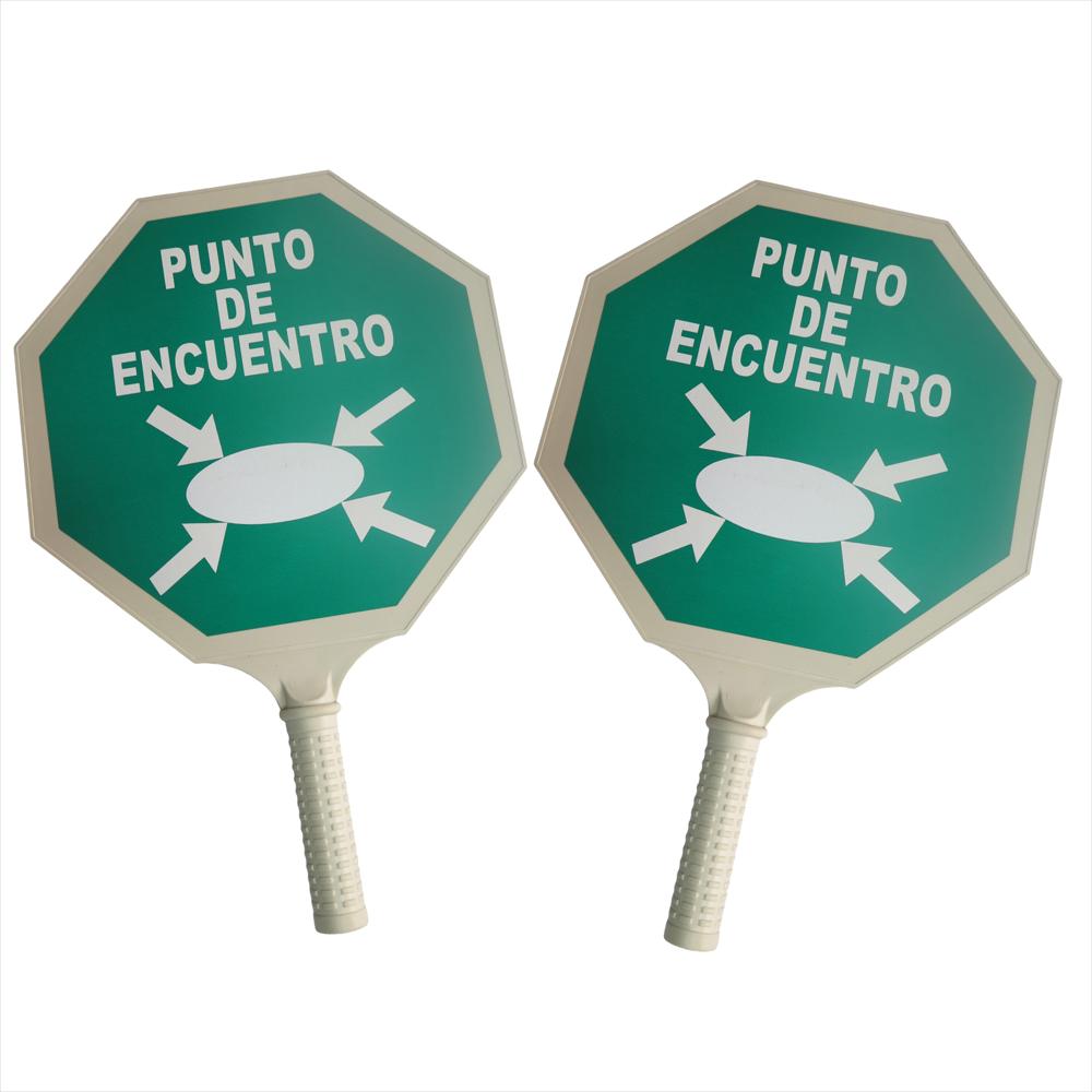 Paleta Punto Encuentro Octagonal Reflec 29.5 Cm img #2