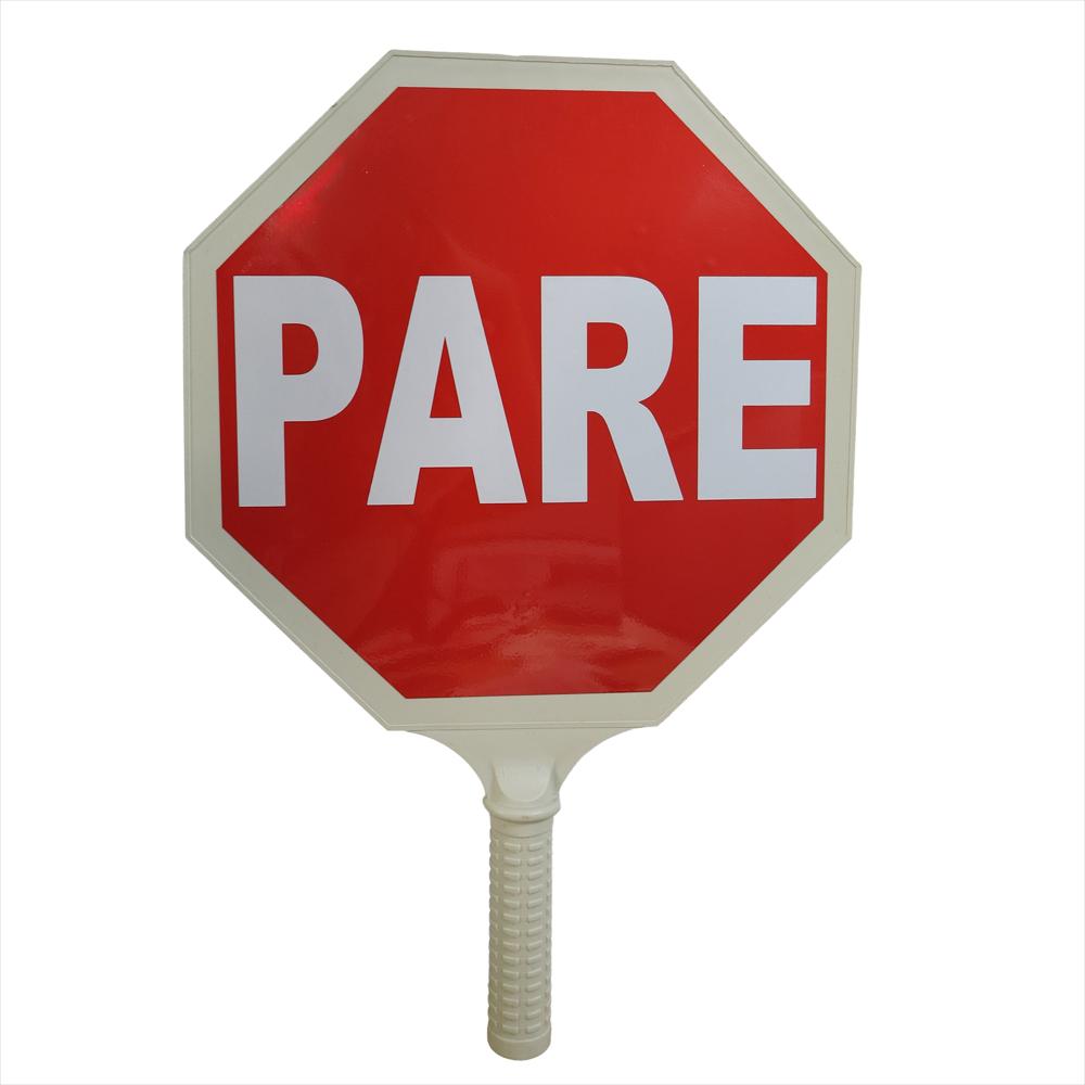 Paleta Pare Y Siga Octagonal Reflectiva 29.5 Cm img #2