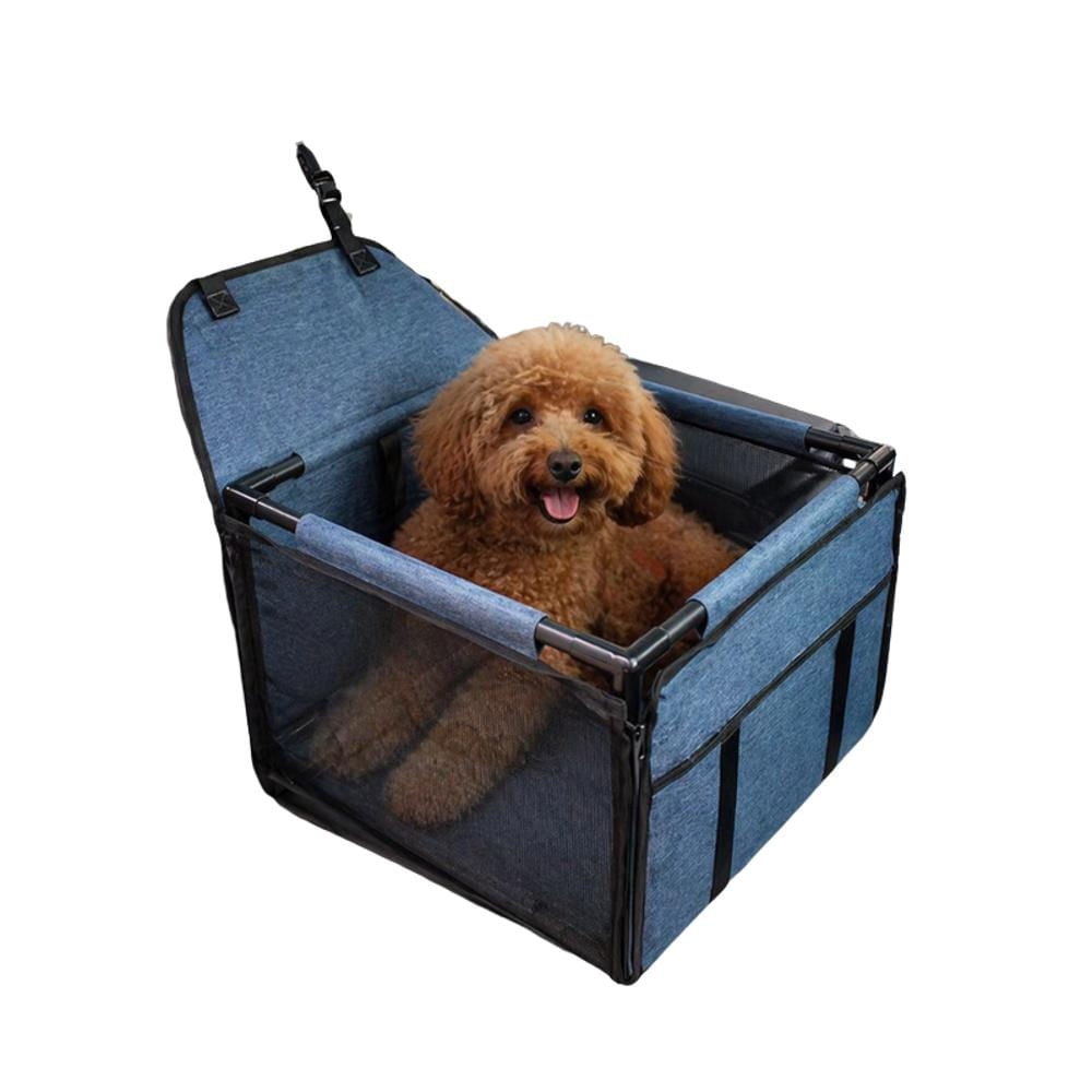 Silla Para Mascotas Carro Plegable Tipo Booster Seguro Perro img #1