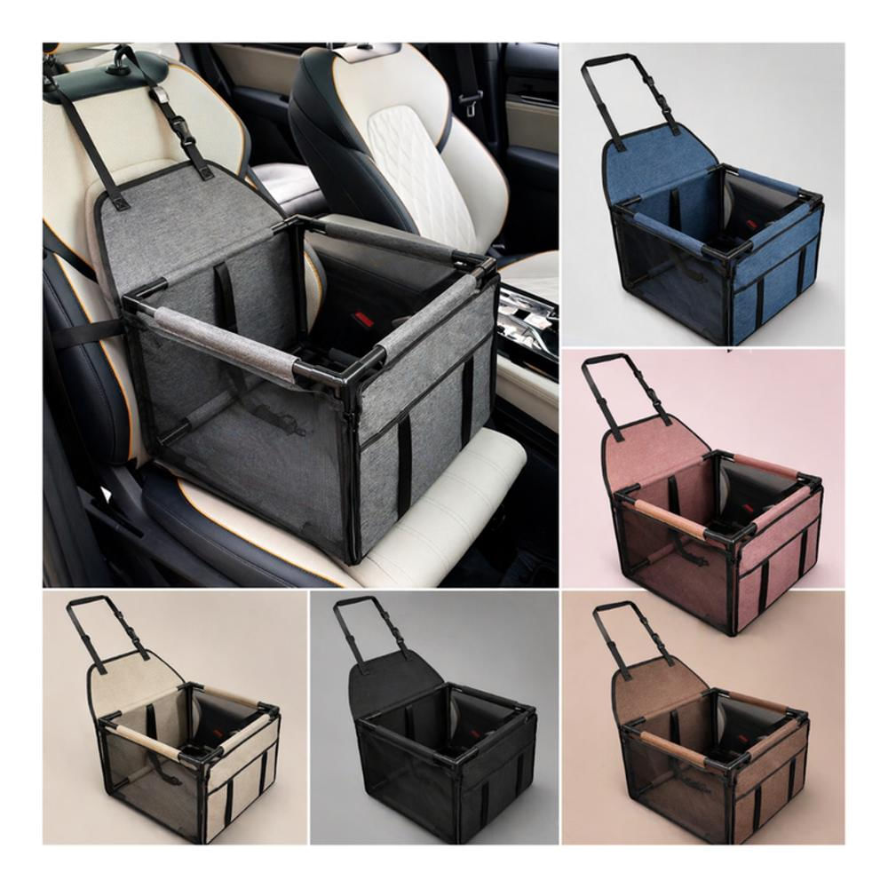 Silla Para Mascotas Carro Plegable Tipo Booster Seguro Perro img #4