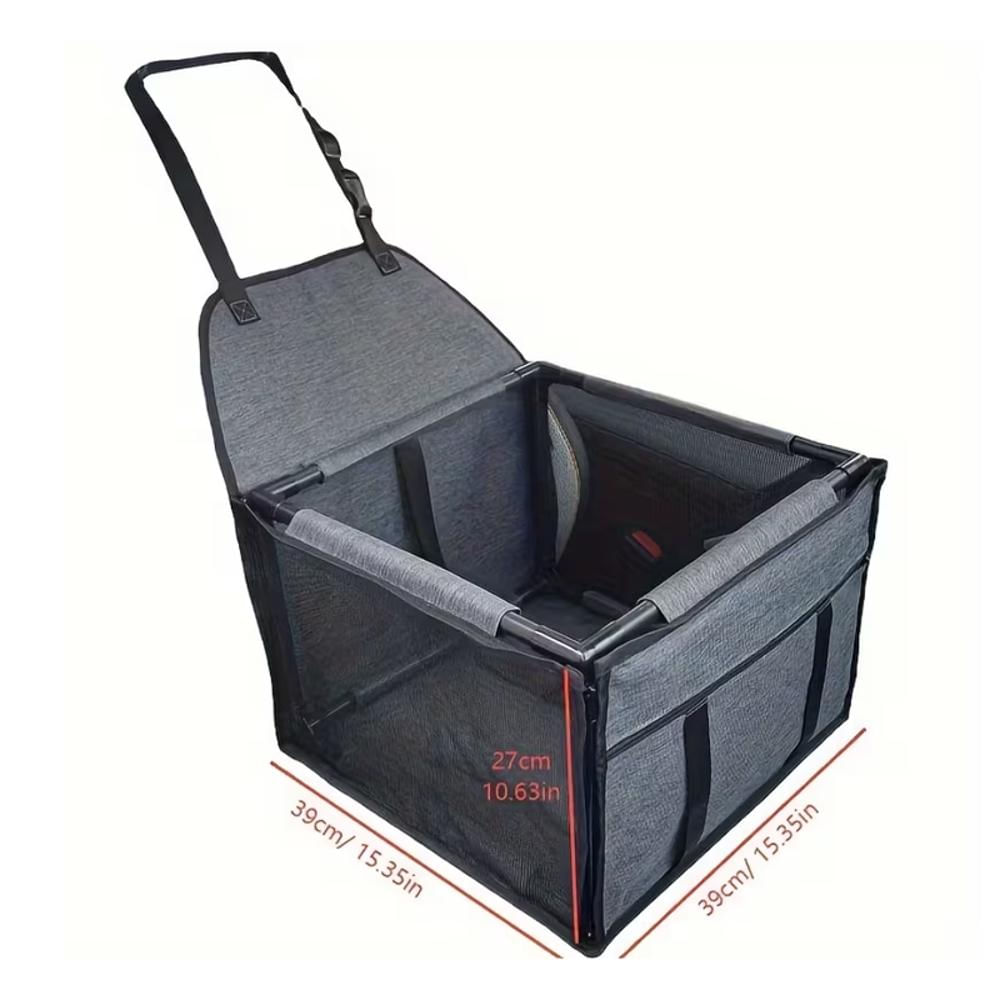 Silla Para Mascotas Carro Plegable Tipo Booster Seguro Perro img #5