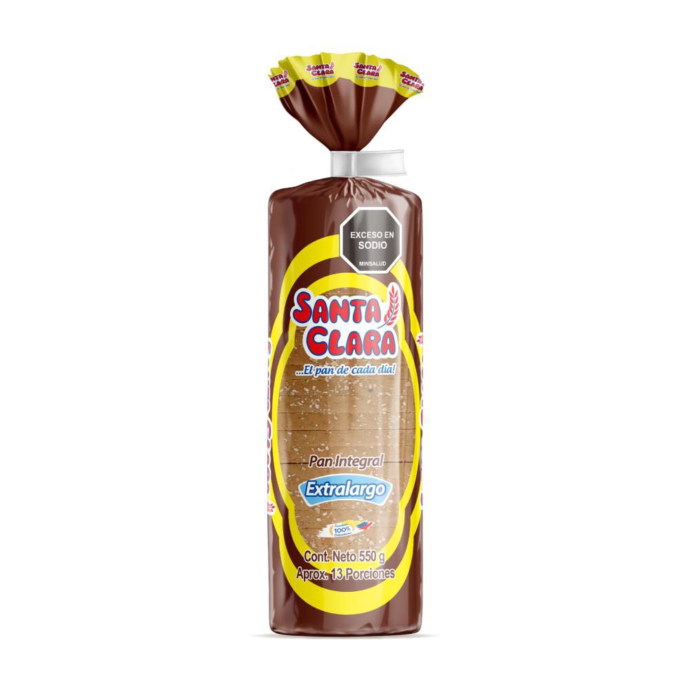Pan SANTA CLARA Integral Extralargo (550  gr) img #1