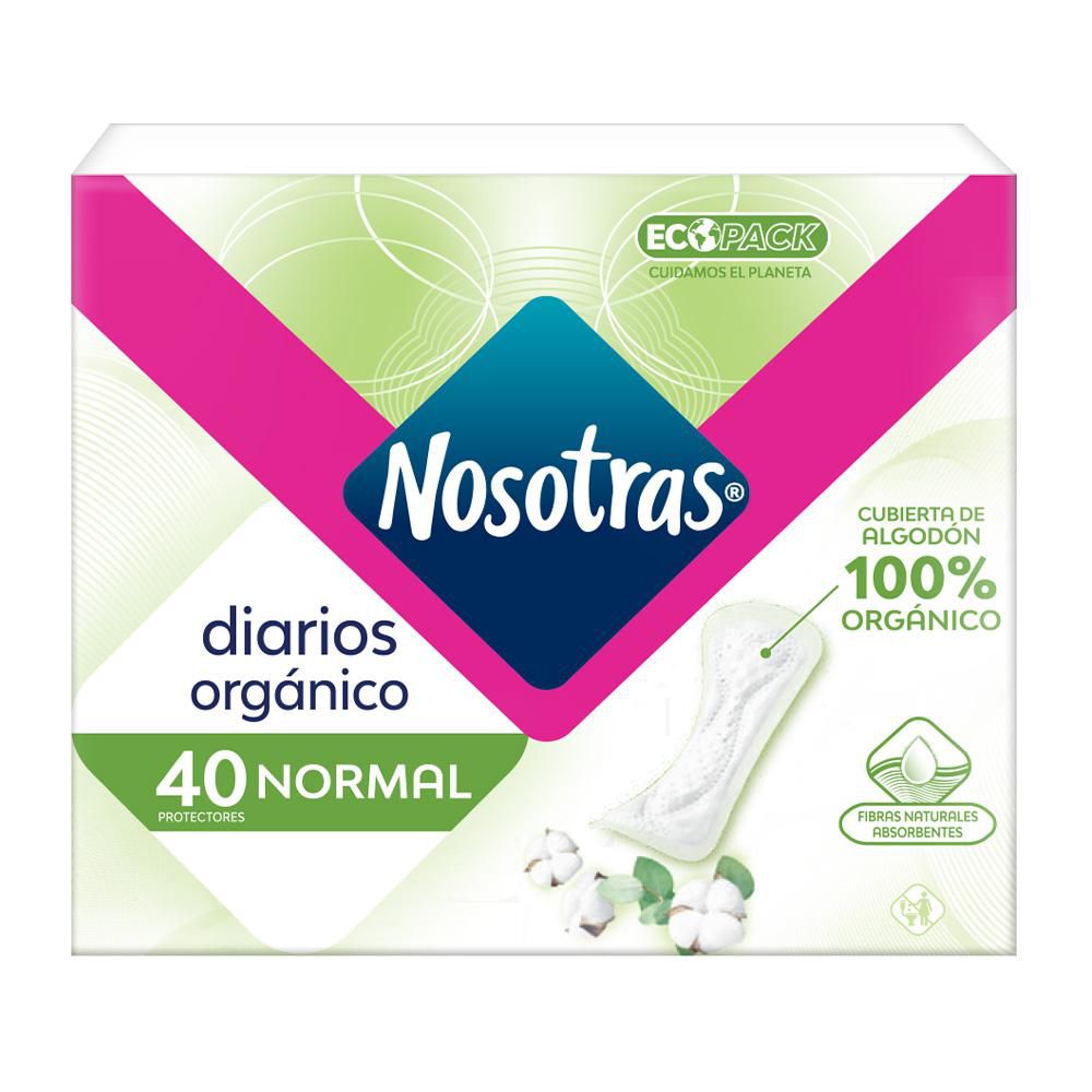 Protectores NOSOTRAS Diarios orgánico (40  und) img #1