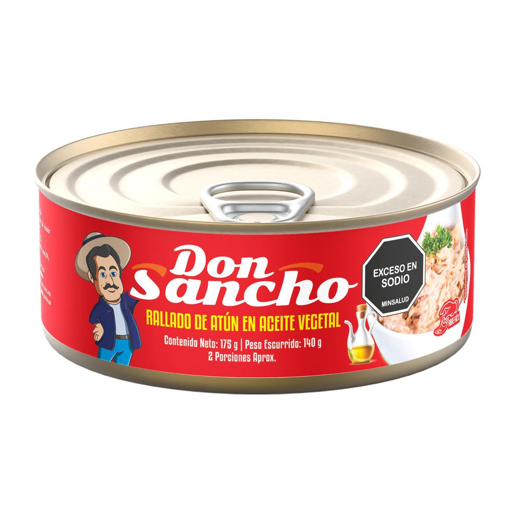 Atún DON SANCHO rallado en aceite vegetal (140  gr) img #1