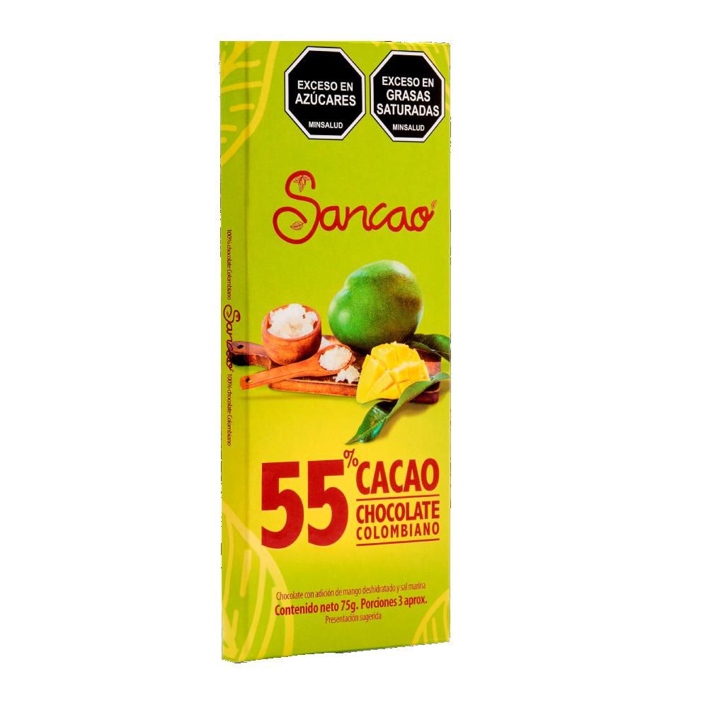 Barra de chocolate SANCAO chocolate colombiano (75  gr) img #1
