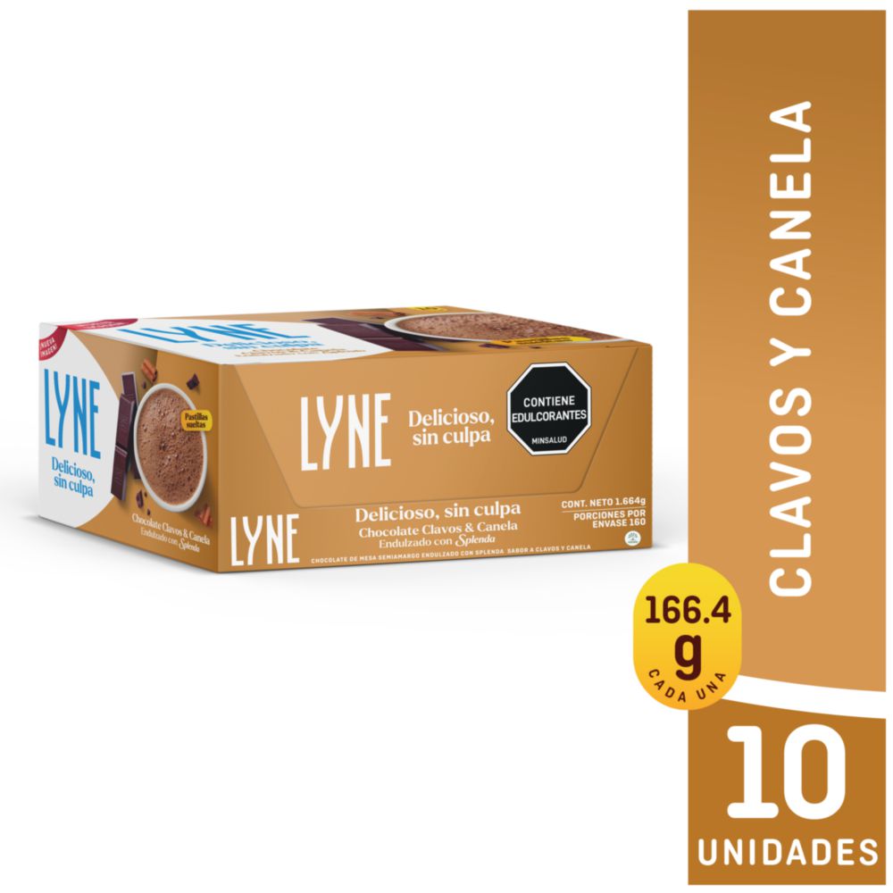 Chocolate LYNE clavos y canela (1664  gr) img #1