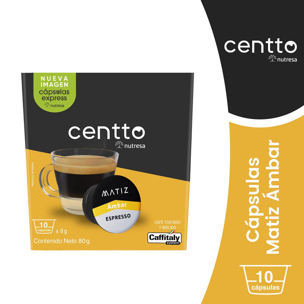 Cápsulas de café CENTTO NUTRESA ámbar (10  und) img #1