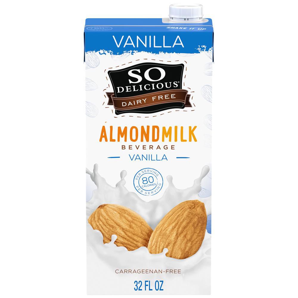 Bebida de almendras SO DELICIOUS DAIRY FREE sabor vainilla (946  ml) img #1