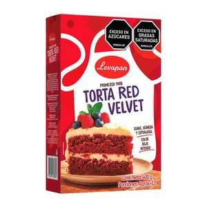 Mezcla para torta LEVAPAN red velvet (400 gr)