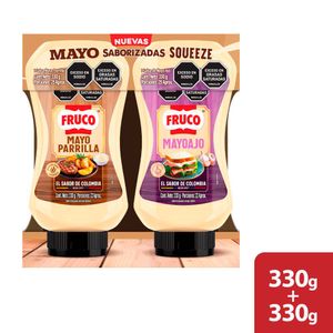 Salsa FRUCO mayo parrilla + mayo ajo (660 gr)