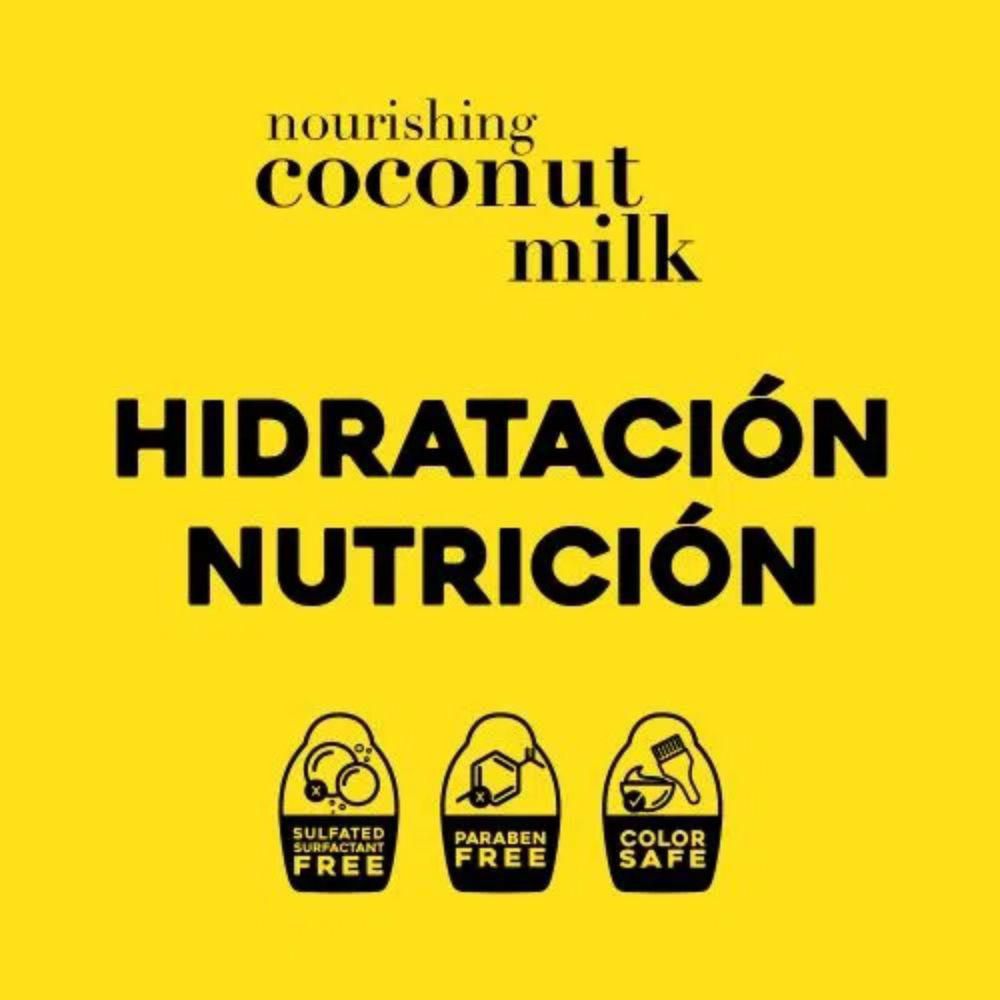 Shampoo ORGANIX Coconut milk (385  ml) img #5