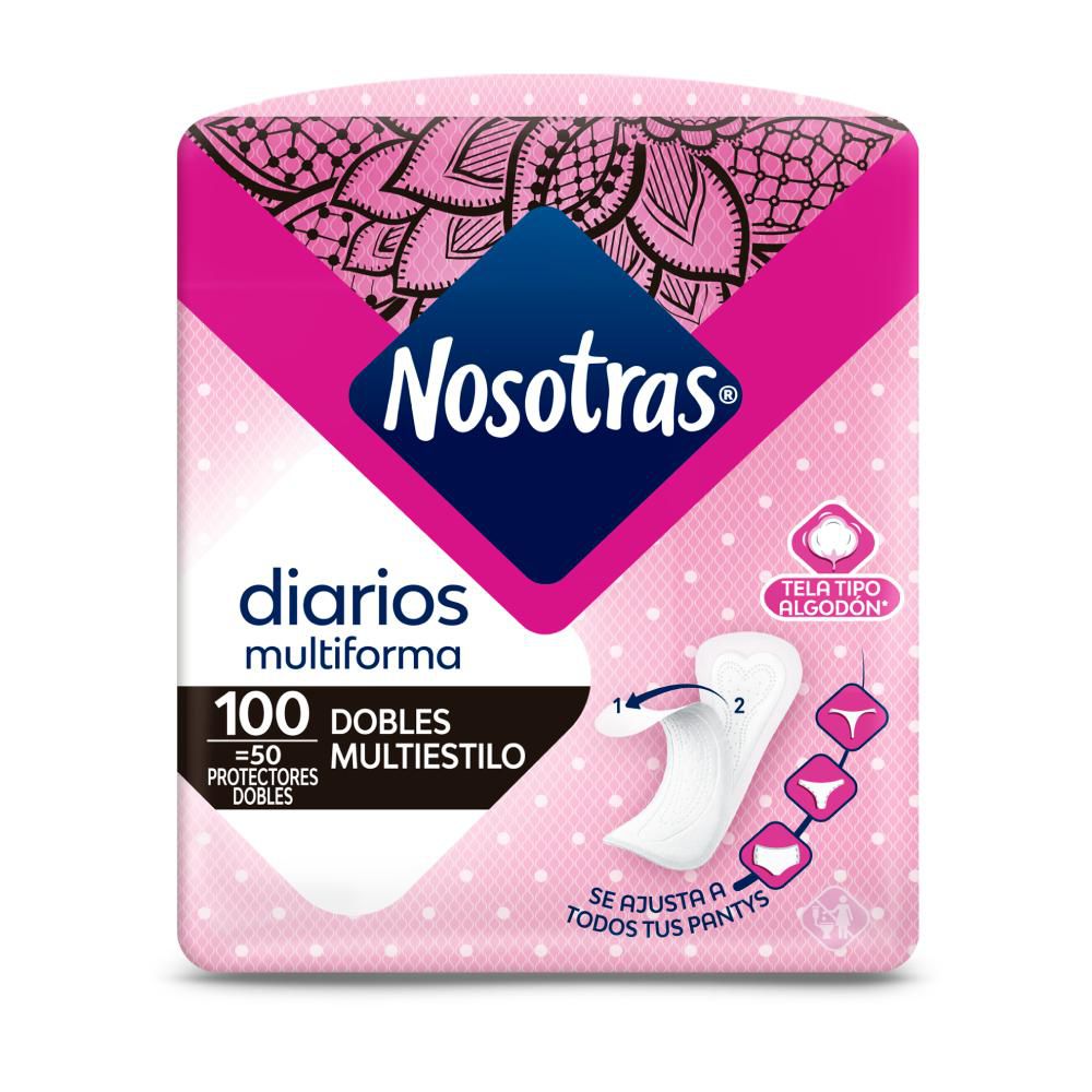 Protectores NOSOTRAS Diarios dobles multiestilo (50  und) img #1