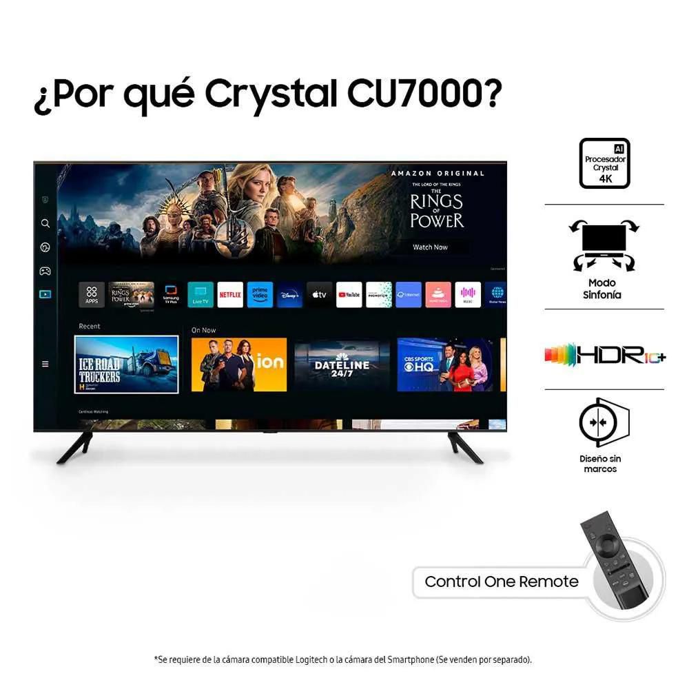 Televisor SAMSUNG 75 pulgadas LED Uhd4K Smart TV UN75CU7000KXZL img #3