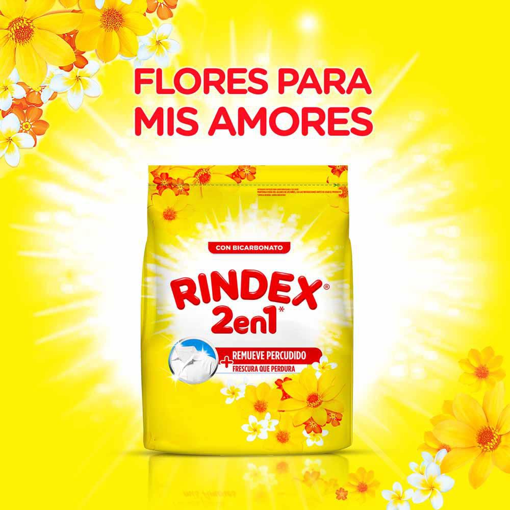 Detergente en polvo RINDEX 2 en 1 flores para mis amores (2000  gr) img #4
