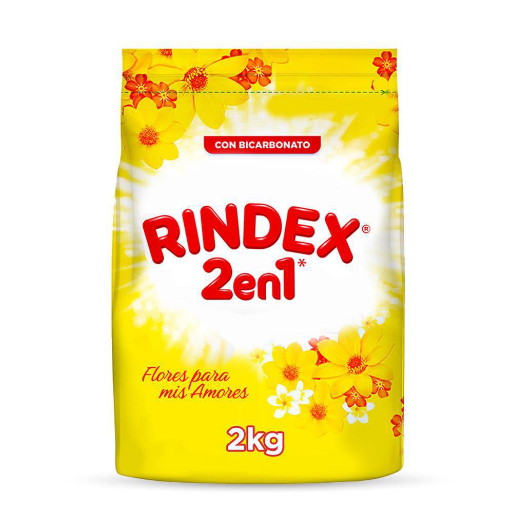 Detergente en polvo RINDEX 2 en 1 flores para mis amores (2000  gr) img #6