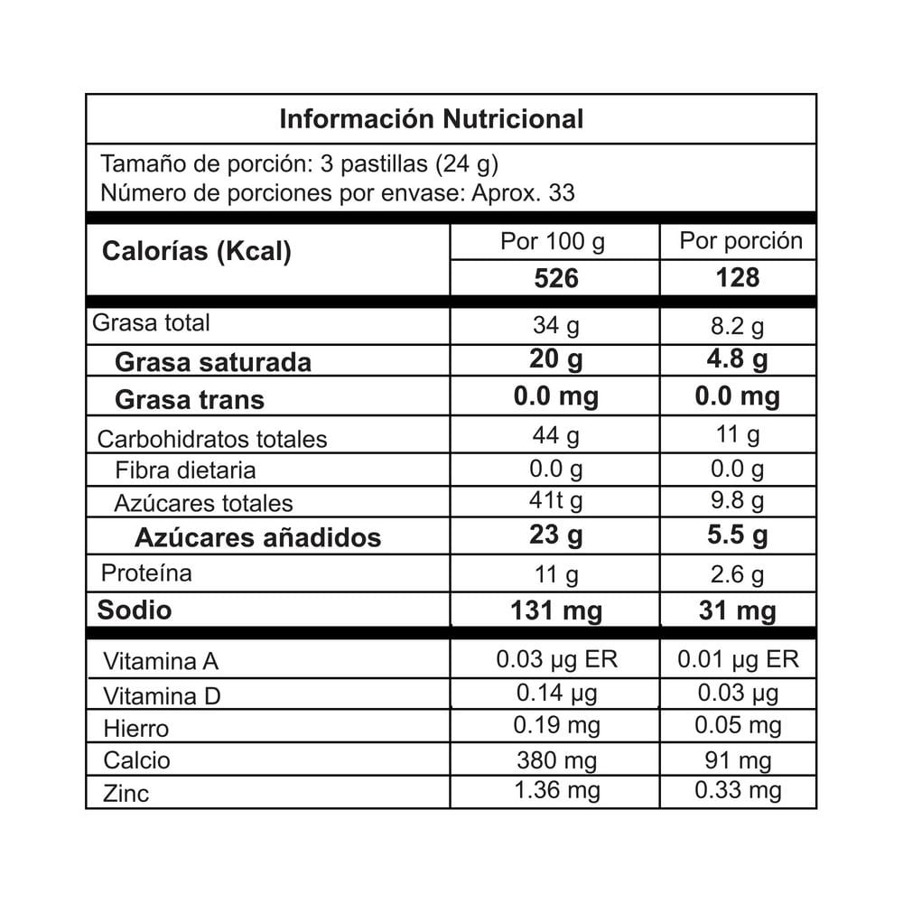 Chocolatina MONTBLANC con relleno de baileys (800  gr) img #3