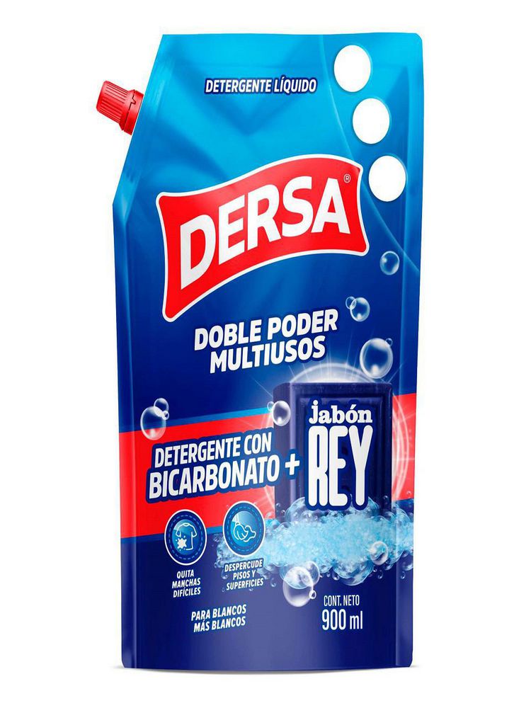 Detergente líquido DERSA doble poder multiusos (900  ml) img #1