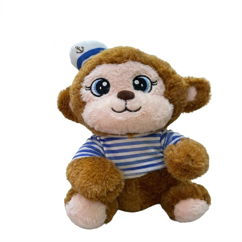 Peluche Mico Marinero Importado Mediano img #1