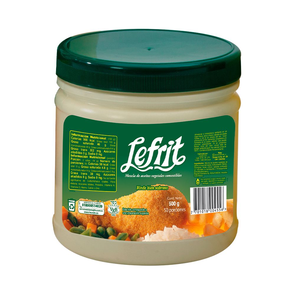 Aceite LEFRIT cremoso (500  gr) img #1