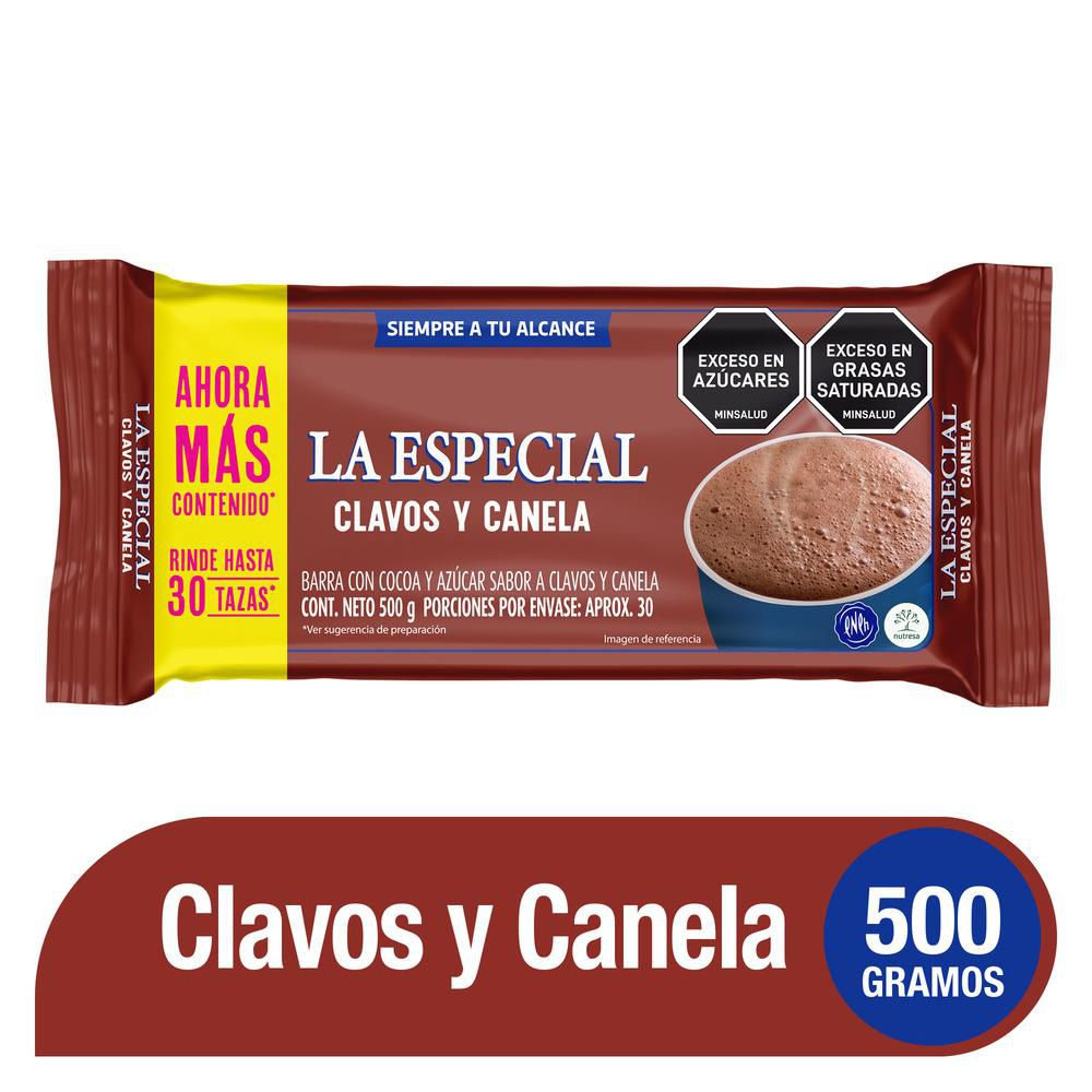 Chocolate LA ESPECIAL En Barra (500  gr) img #2