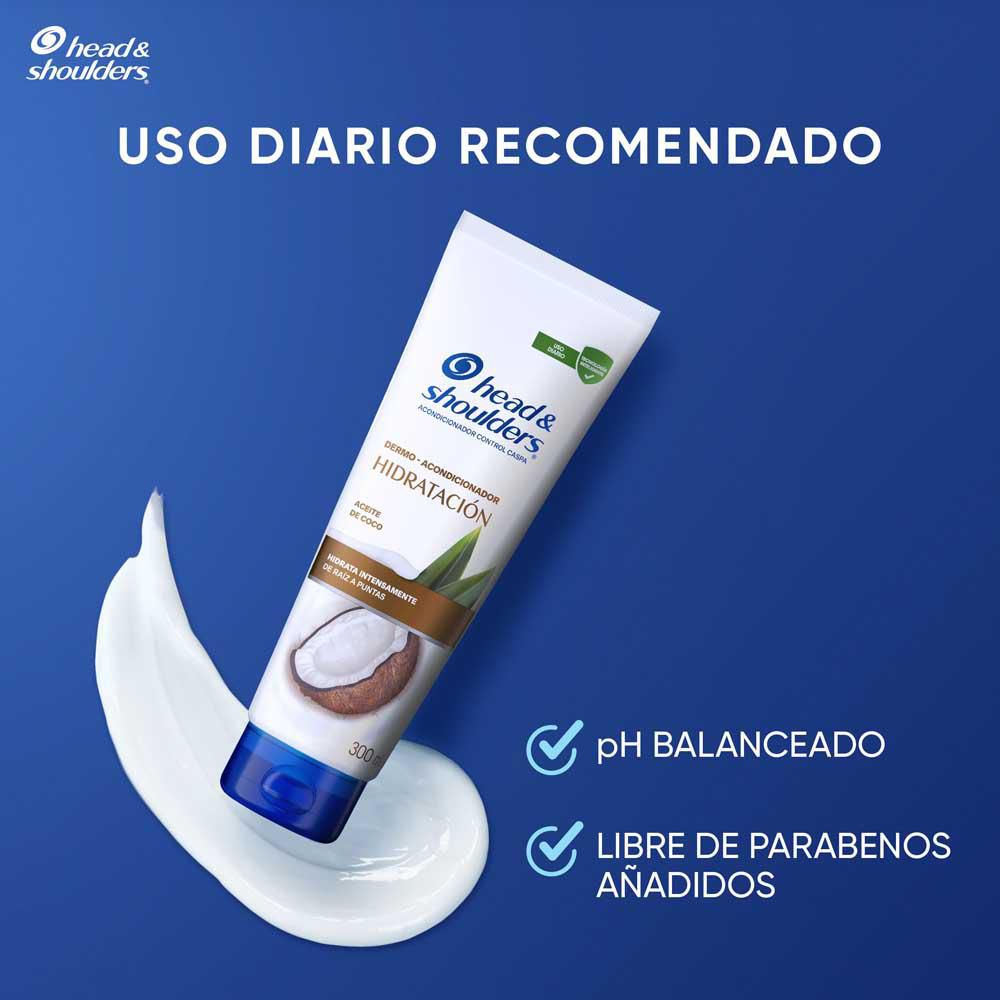 Acondicionador H&S control de caspa aceite de coco (300  ml) img #6