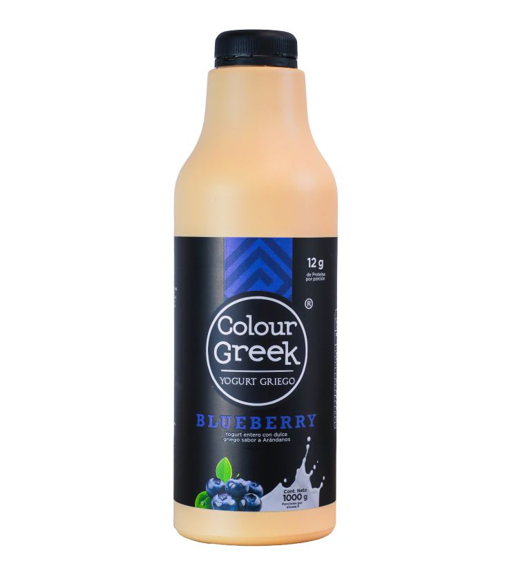 Yogurt griego COLOUR GREEK blueberry (963  ml) img #1
