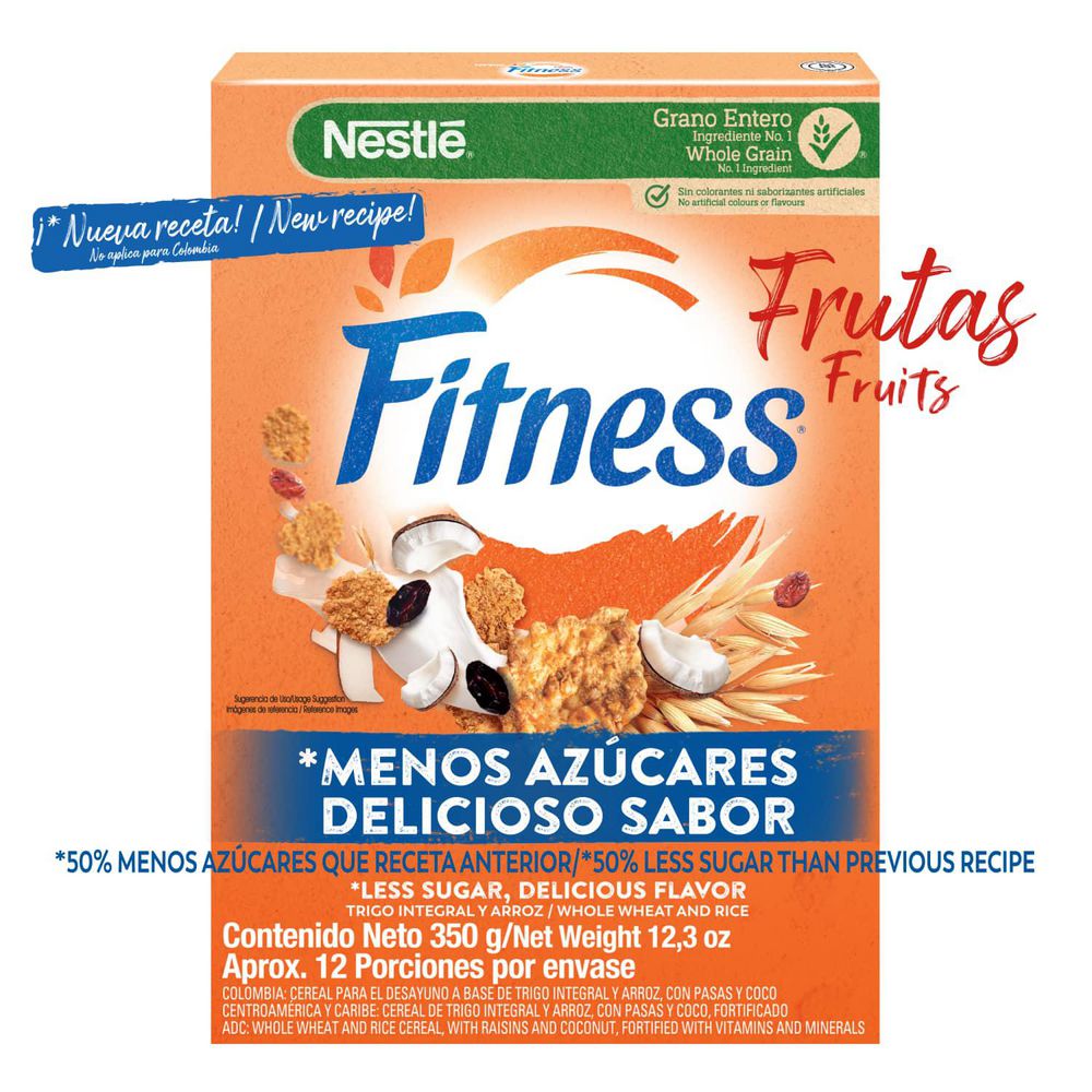 Cereal FITNESS frutas coco y pasas (350  gr) img #1
