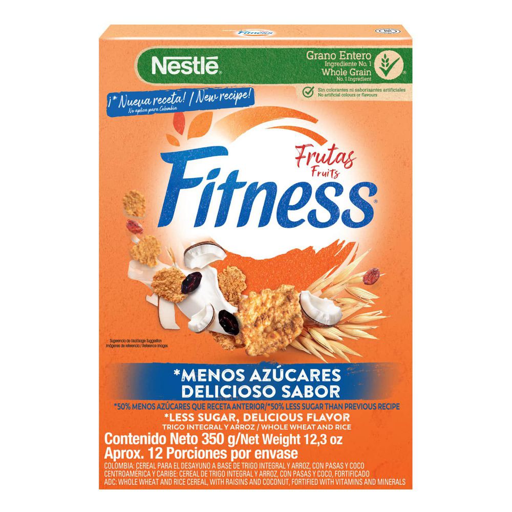 Cereal FITNESS frutas coco y pasas (350  gr) img #2