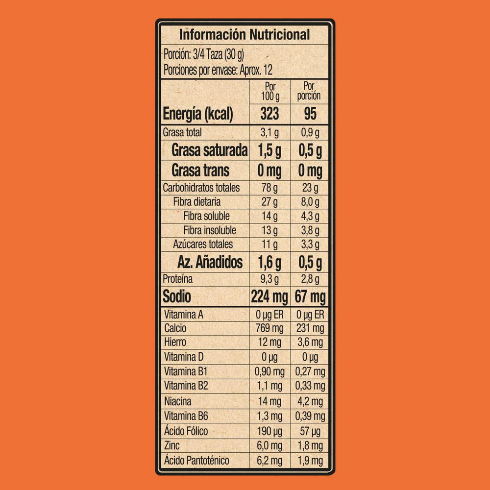 Cereal FITNESS frutas coco y pasas (350  gr) img #4