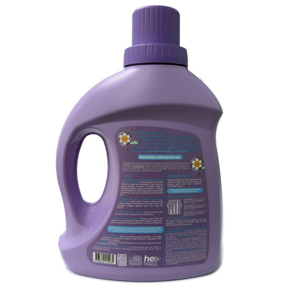 Detergente liquido  BLANCOX Ropa Bebe (2000  ml) img #2