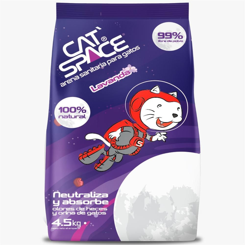 Arena Cat´Space Lavanda X 4,5 Kg img #1