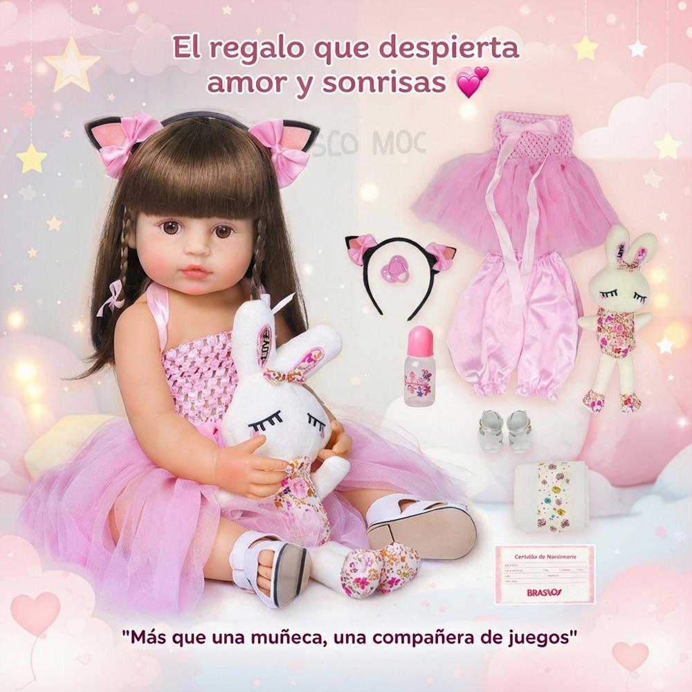 Muñeca Reborn Realista Con Accesorios img #4