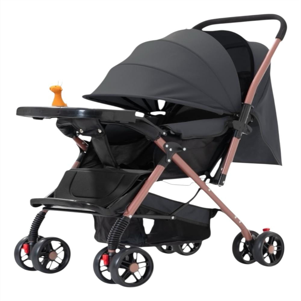 Coche Para Bebes Reversible Compacto Ultima Generacion Color Negro img #1